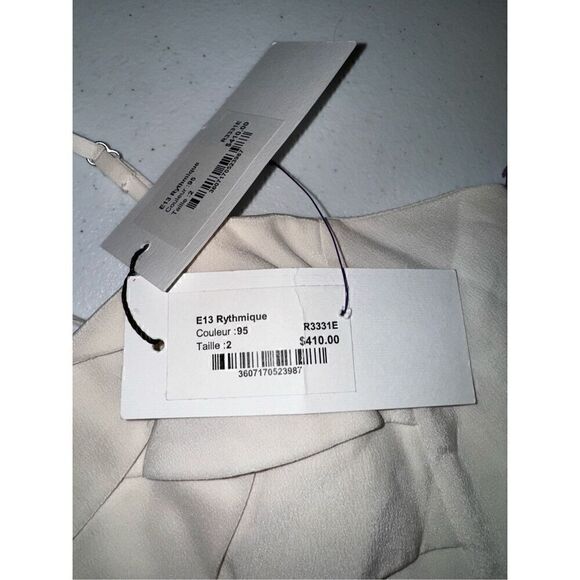 SANDRO Silk Colourblock Dress Size 2 Small NWT Retail $410 - Picture 3 of 12